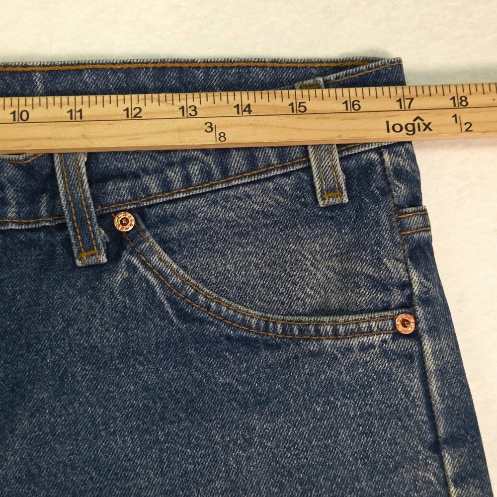 Vtg Levi's 90's 517 Orange Tab Bootcut Made in USA Jeans 36x32 (34×32) Blue 1996 - Picture 15 of 16